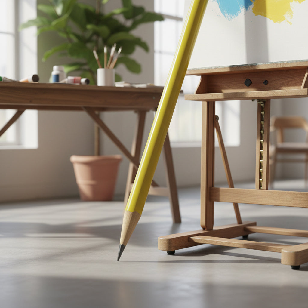 Lápiz Gigante Decorativo Color Limón – 180 cm