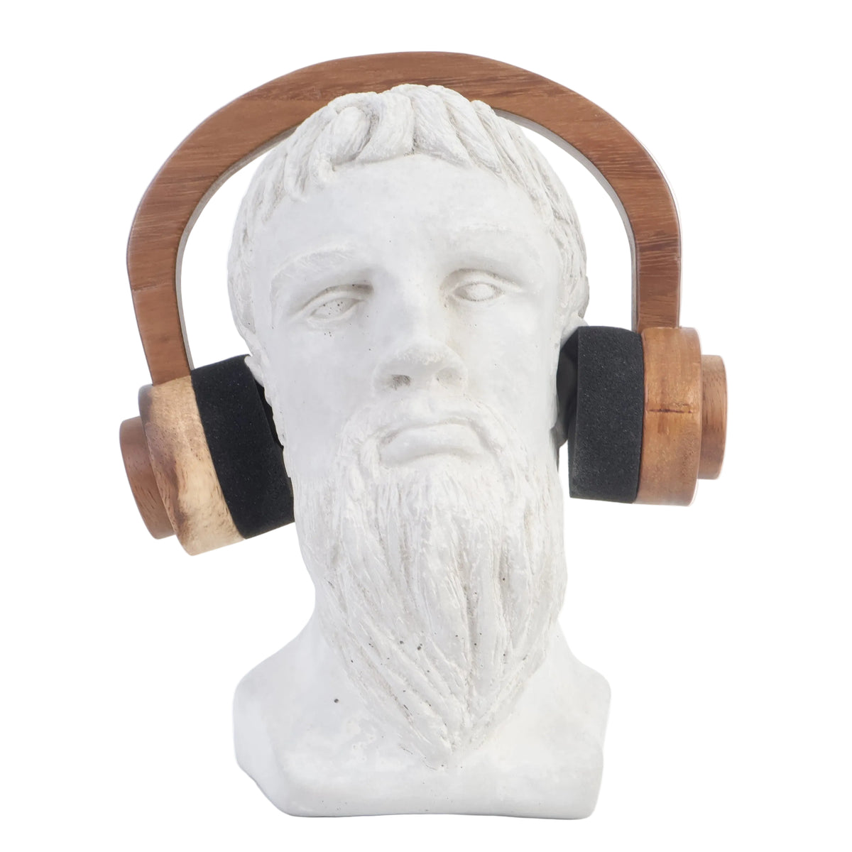 BUSTO CON BARBA C/AUDIFONONIS NATURAL