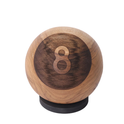 BOLA 8 MADERA CON BASE