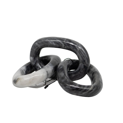 3 Eslabones de MÃ¡rmol Negro â€“ 30 cm