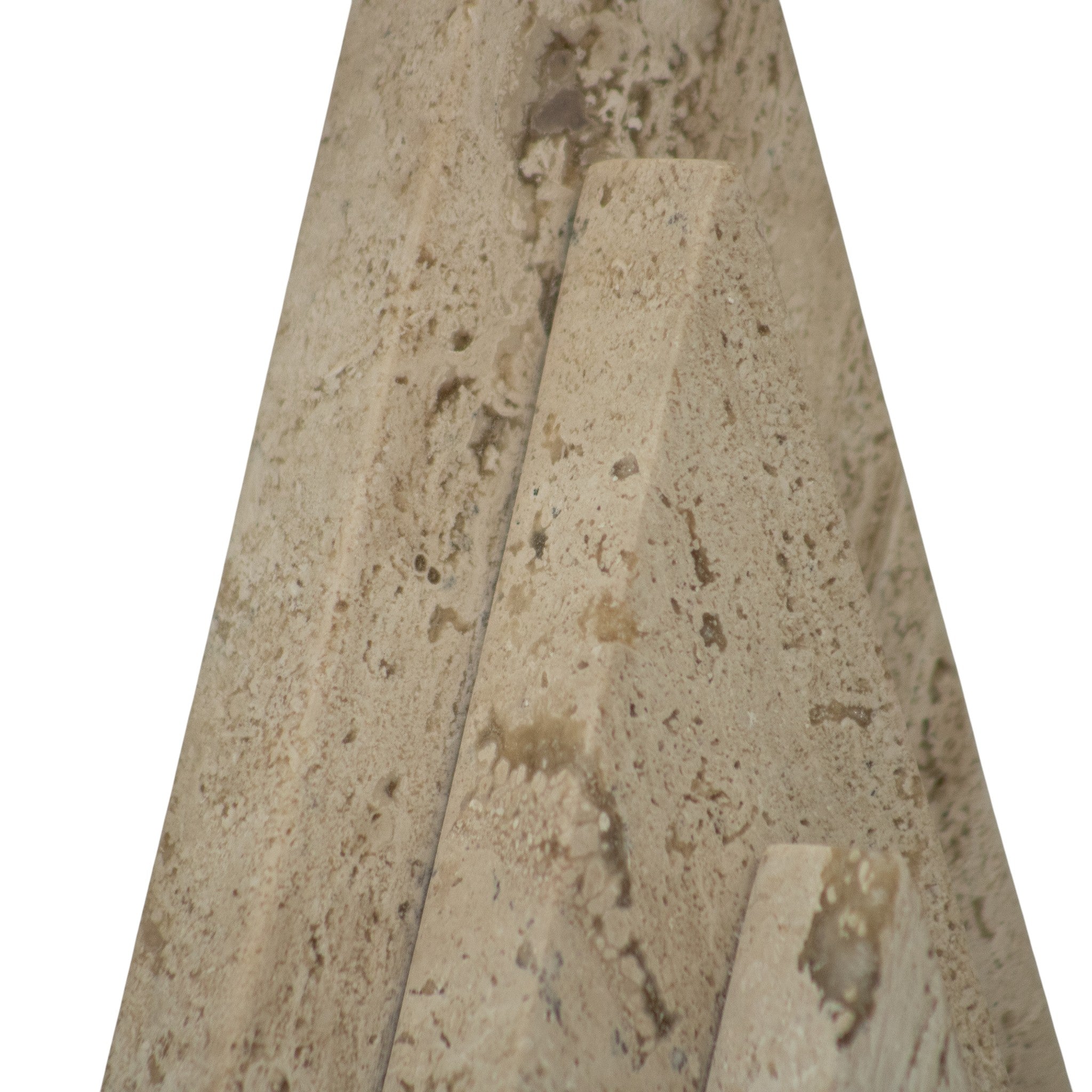 Pino Triple de Mármol Travertino Claro  25 cm