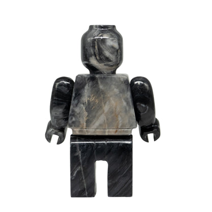 Figura Decorativa Mazahua en Mármol Gris  25 cm