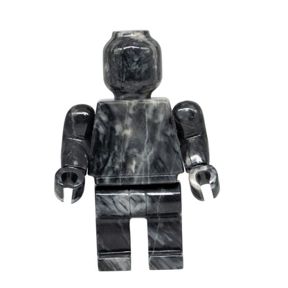 Figura Decorativa Mazahua en Mármol Gris  25 cm