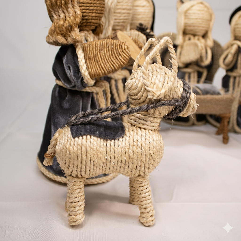 Nacimiento de Yute Gris â€“ 15 cm