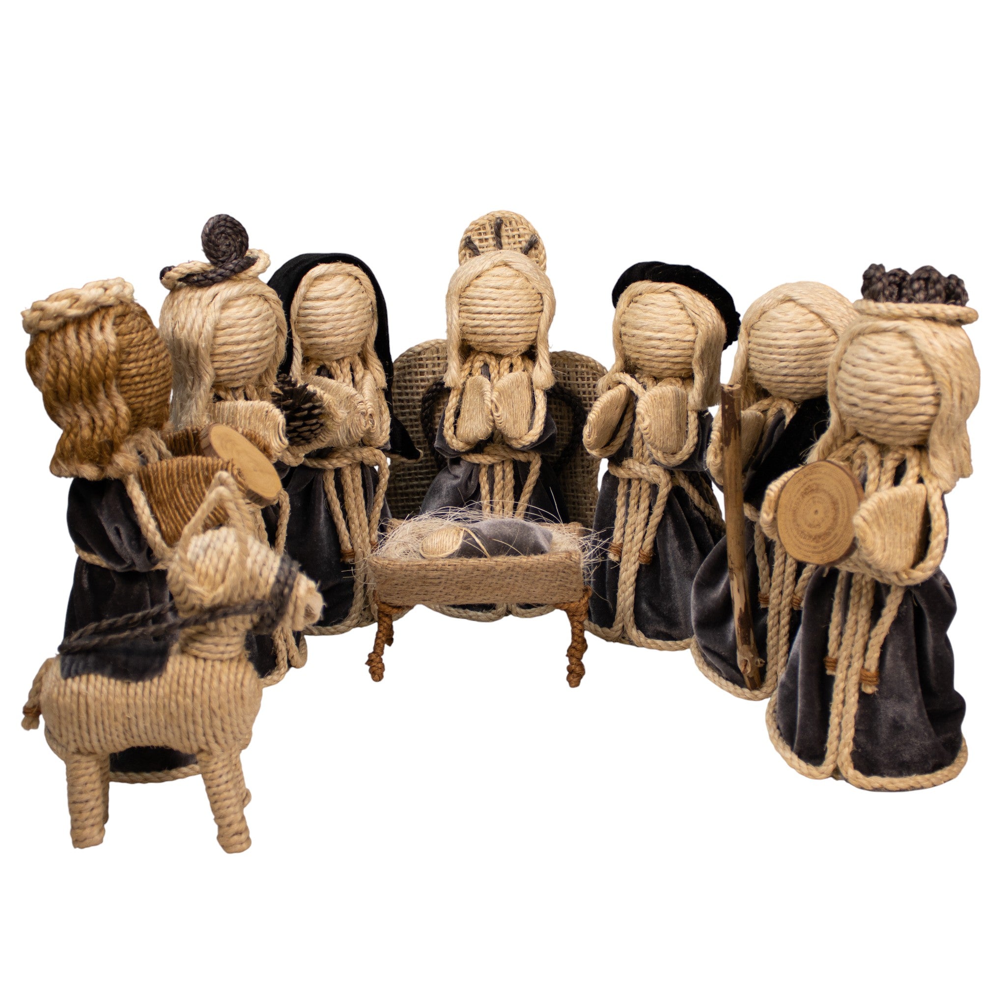 Nacimiento de Yute Gris â€“ 15 cm