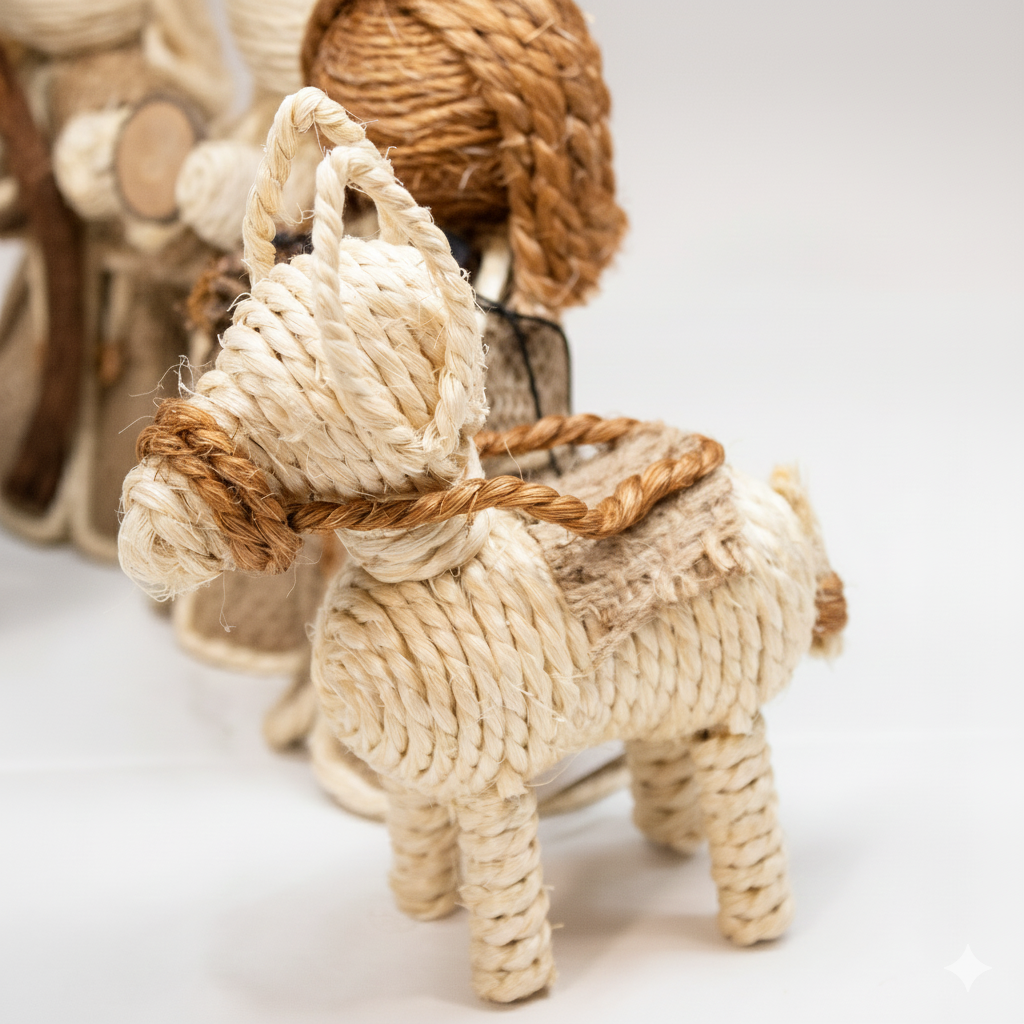 Nacimiento de Yute Natural â€“ 15 cm