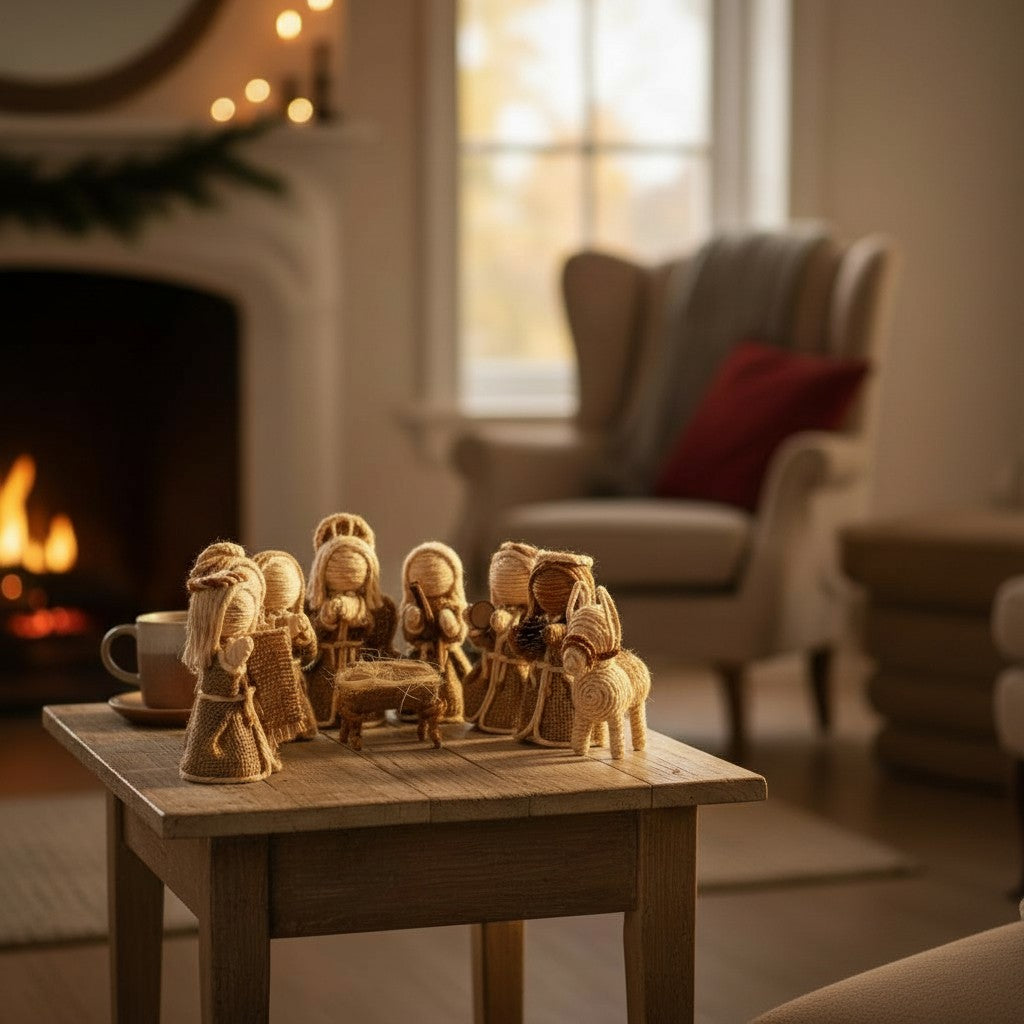 Nacimiento de Yute Natural â€“ 15 cm