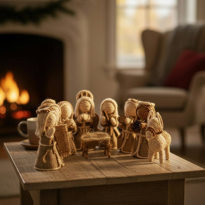 Nacimiento de Yute Natural â€“ 15 cm