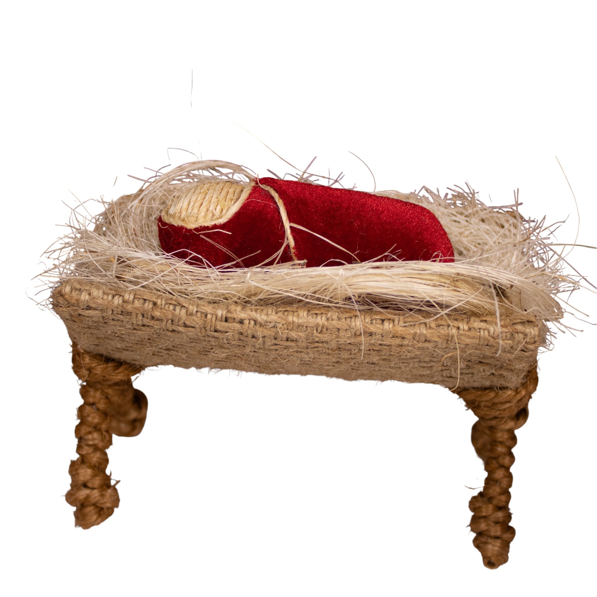 Nacimiento Rojo de Yute 25 cm
