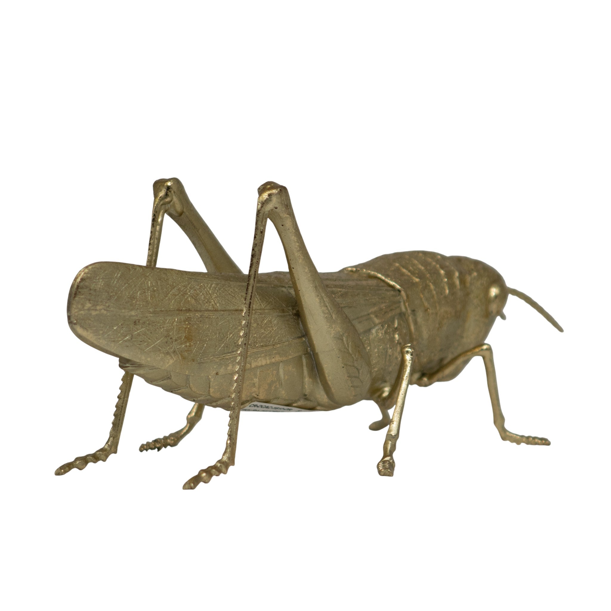 Figura Decorativa Saltamontes oro 12 cm