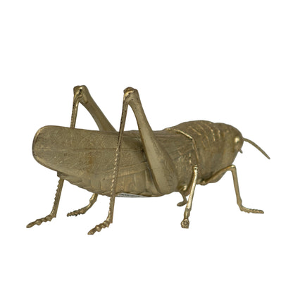 Figura Decorativa Saltamontes oro 12 cm