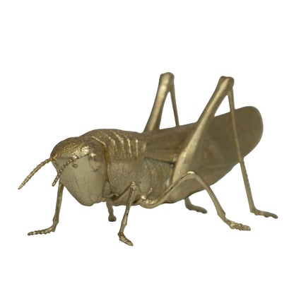 Figura Decorativa Saltamontes oro 12 cm