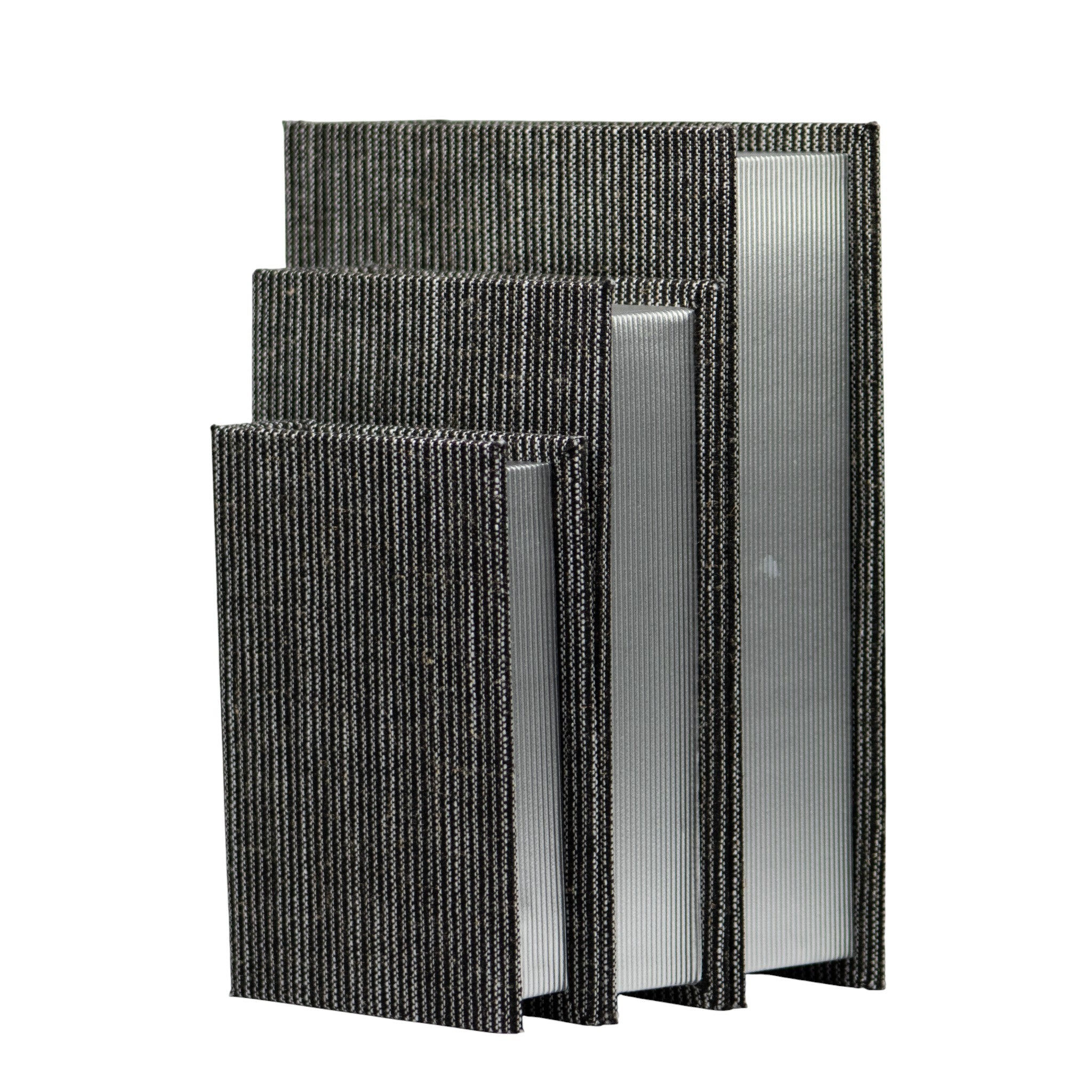 Set de 3 Libros Decorativos Luci Gris Guarda Libros
