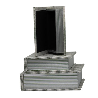 Set de 3 Libros Decorativos Mave Gris Guarda Libros