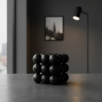 Rubik Negro Plástico
