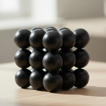 Rubik Negro Plástico