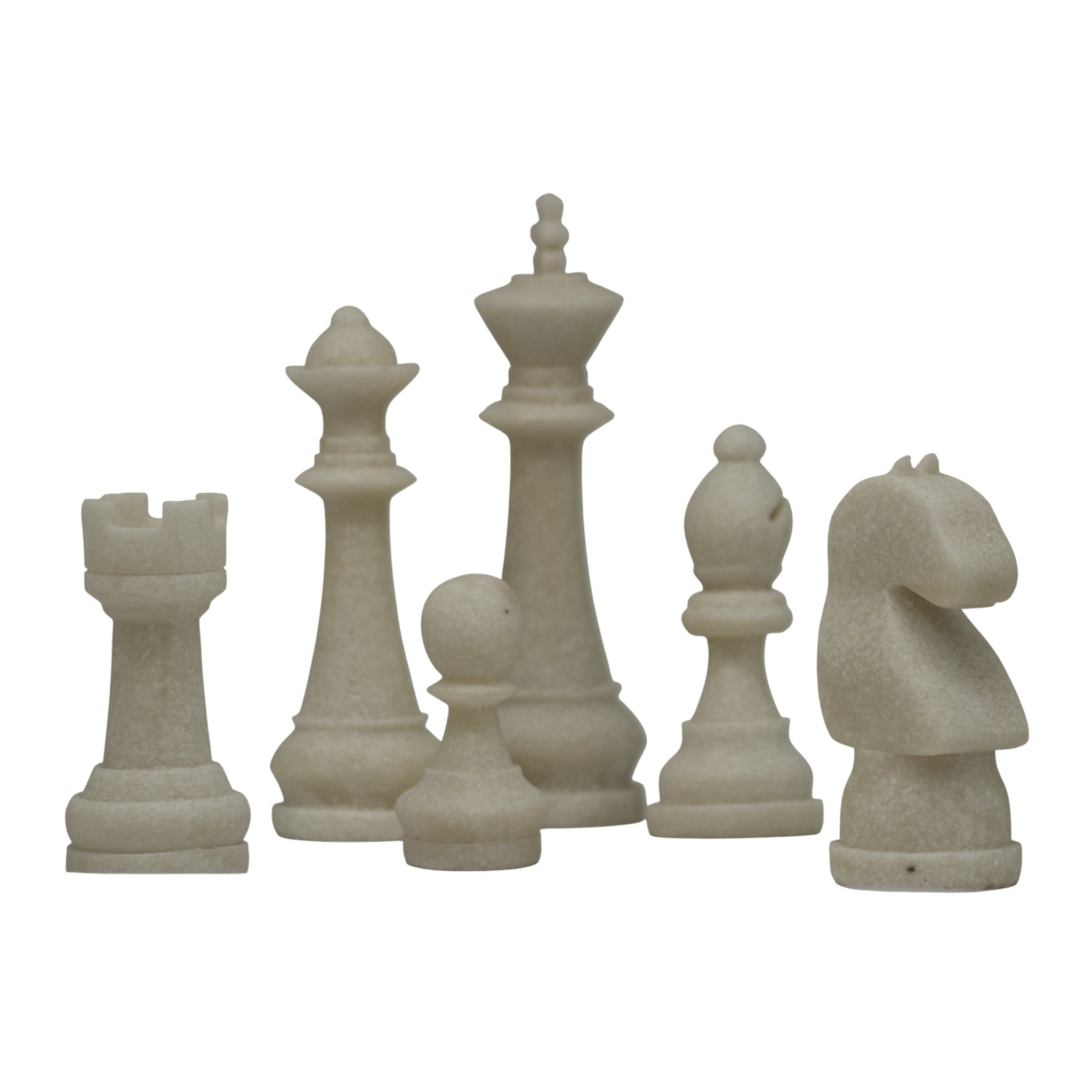 Set de Ajedrez Angie  6 Piezas Decorativas de Resina - 12 cm