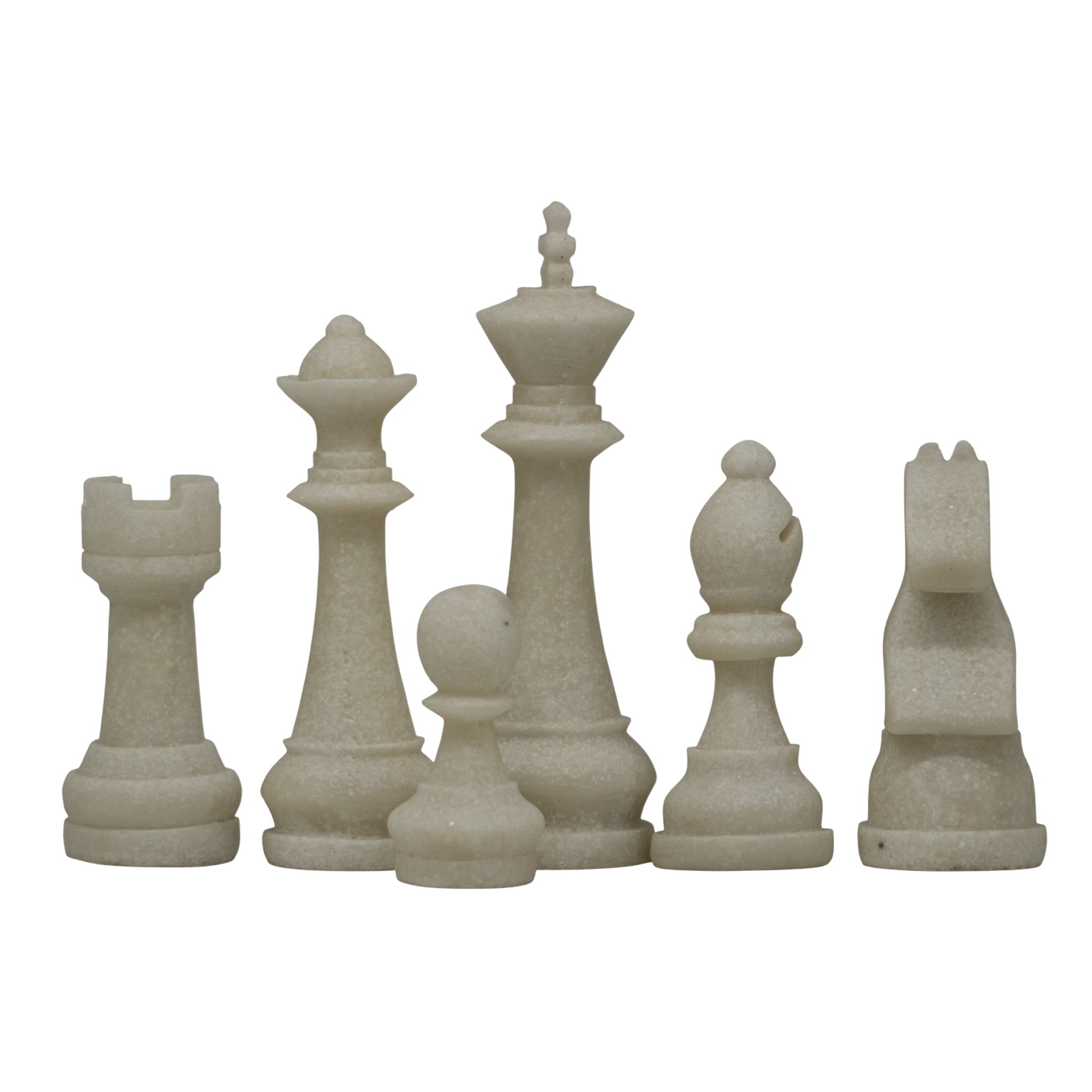 Set de Ajedrez Angie  6 Piezas Decorativas de Resina - 12 cm