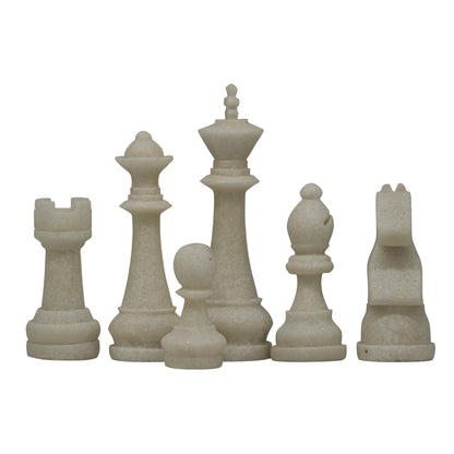 Set de Ajedrez Angie  6 Piezas Decorativas de Resina - 12 cm