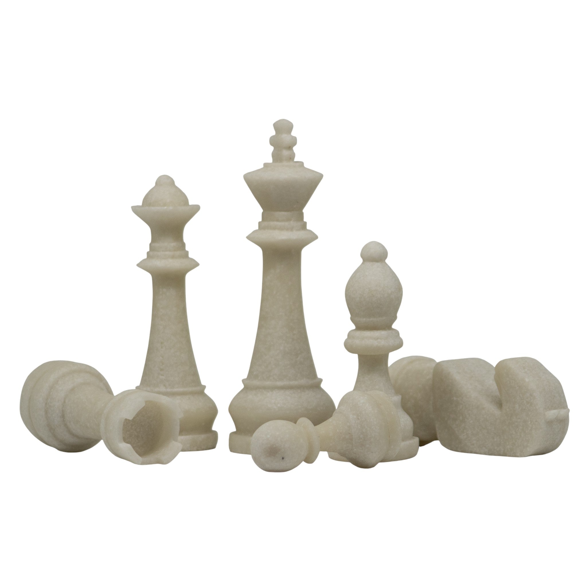 Set de Ajedrez Angie  6 Piezas Decorativas de Resina - 12 cm