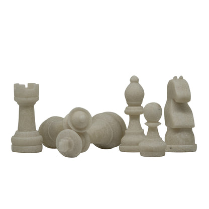 Set de Ajedrez Angie  6 Piezas Decorativas de Resina - 12 cm