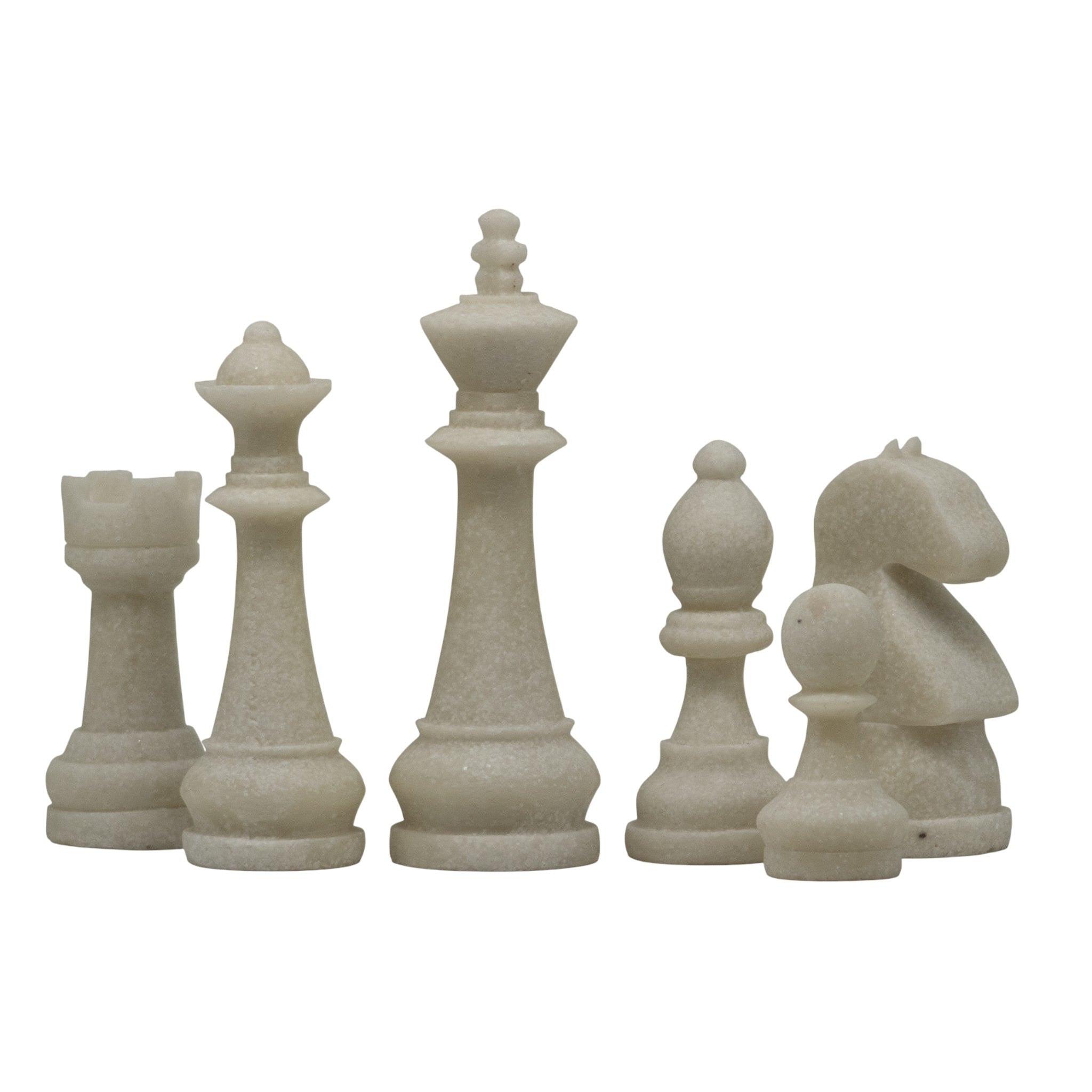 Set de Ajedrez Angie  6 Piezas Decorativas de Resina - 12 cm