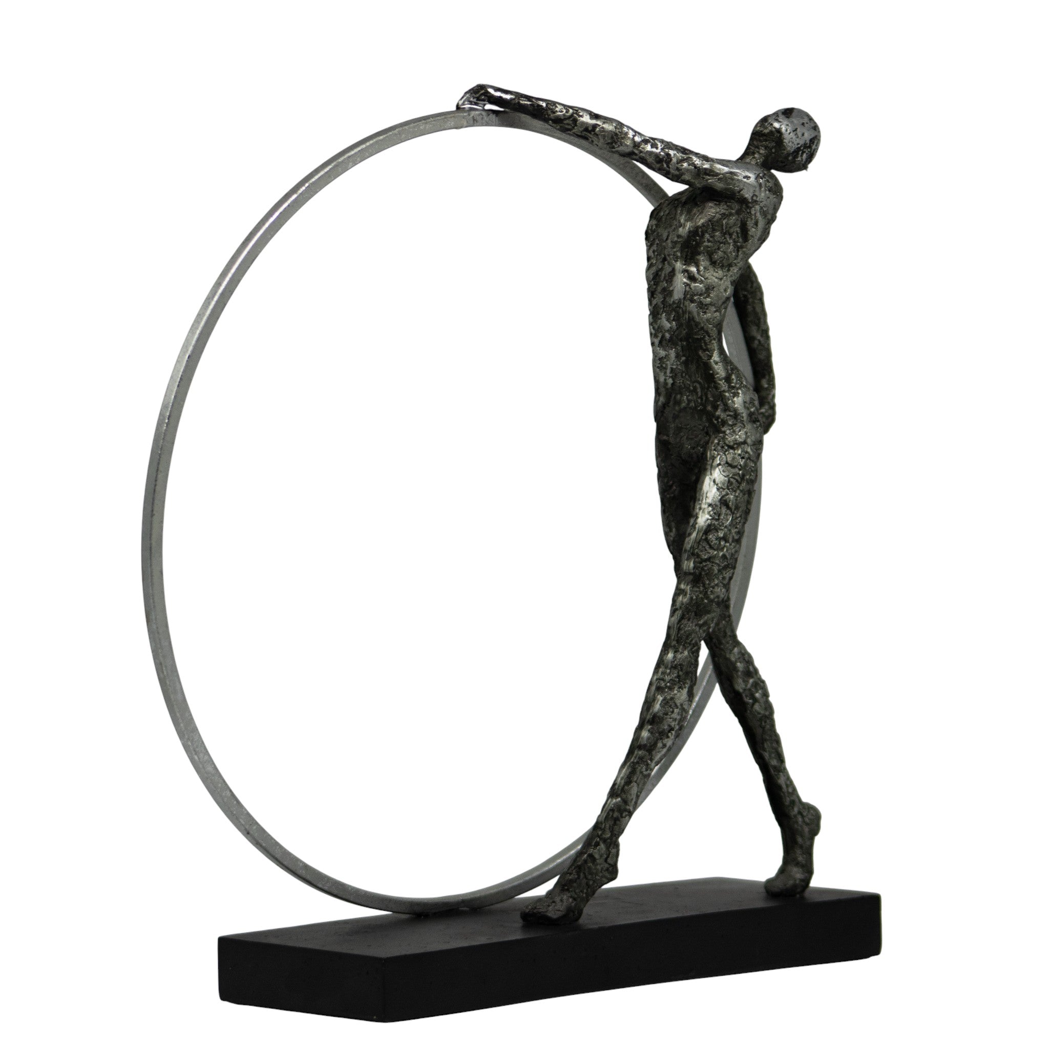 Hombre Gimnasia Negro Metal