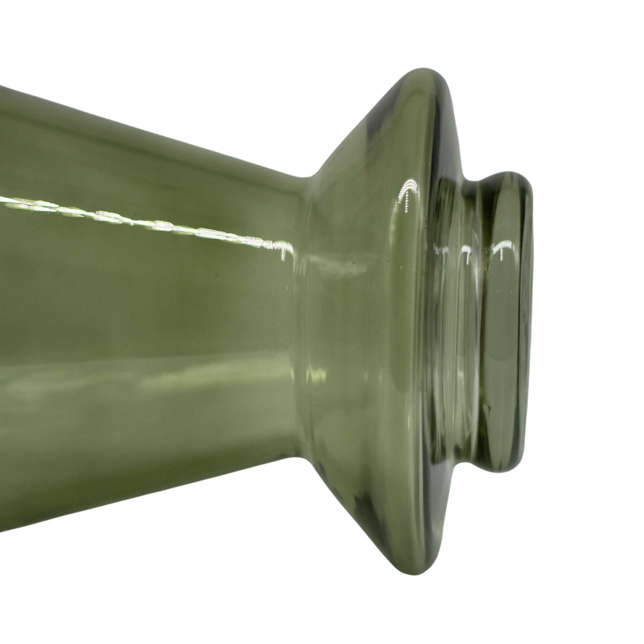 Florero De Cristal Monett Ch Verde
