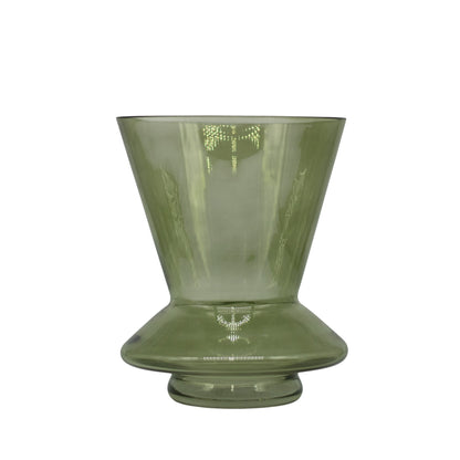 Florero De Cristal Monett Ch Verde