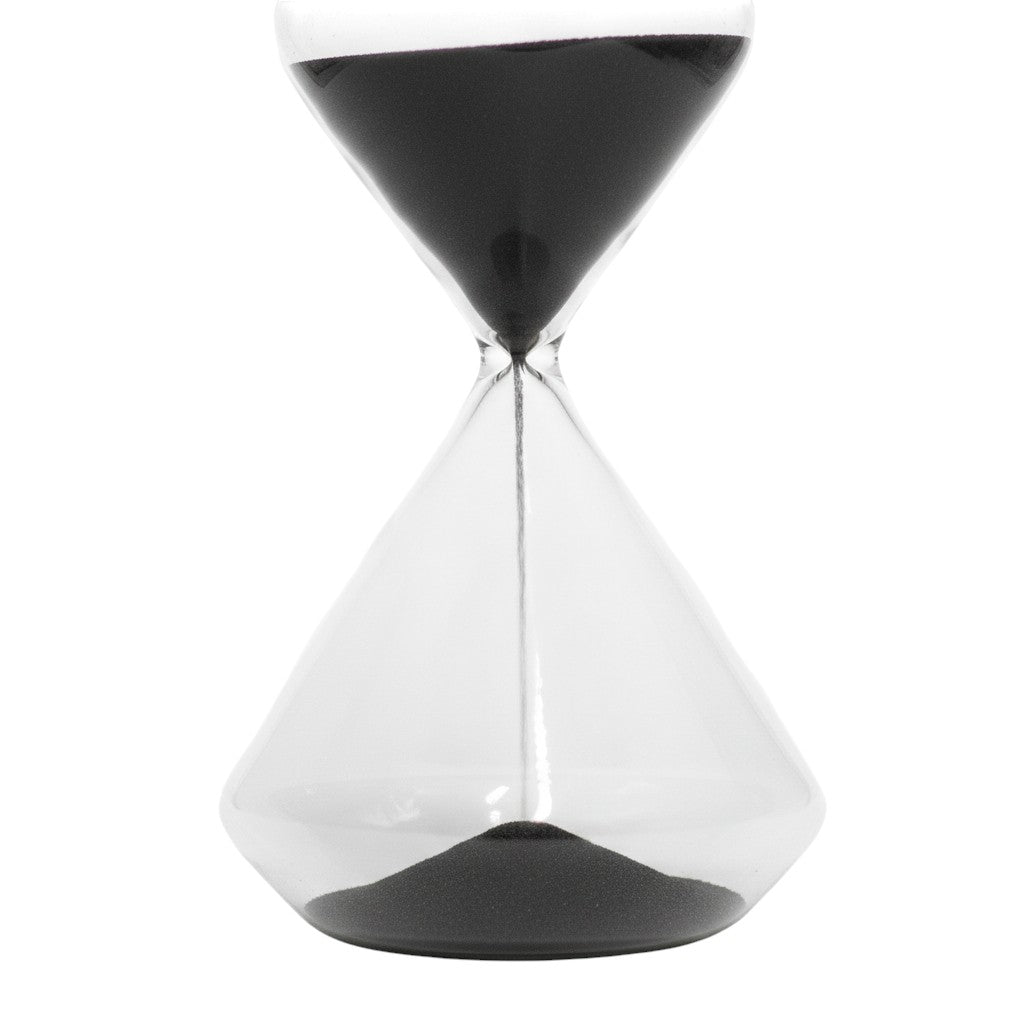 Reloj De Arena Geo Negro 30 Min