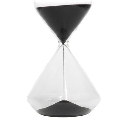 Reloj De Arena Geo Negro 30 Min