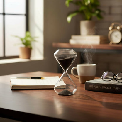 Reloj De Arena Geo Negro 30 Min
