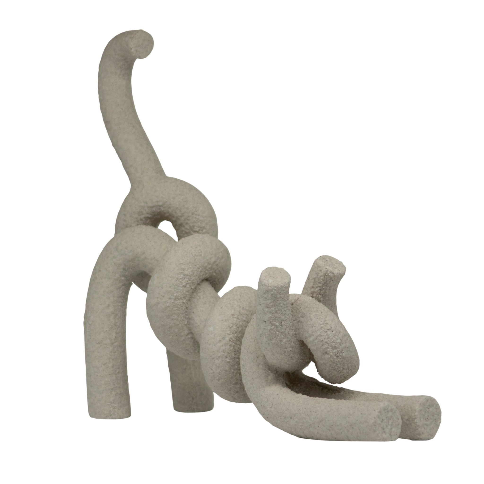 Figura Decorativa Arian Gato Estirándose 66 cm