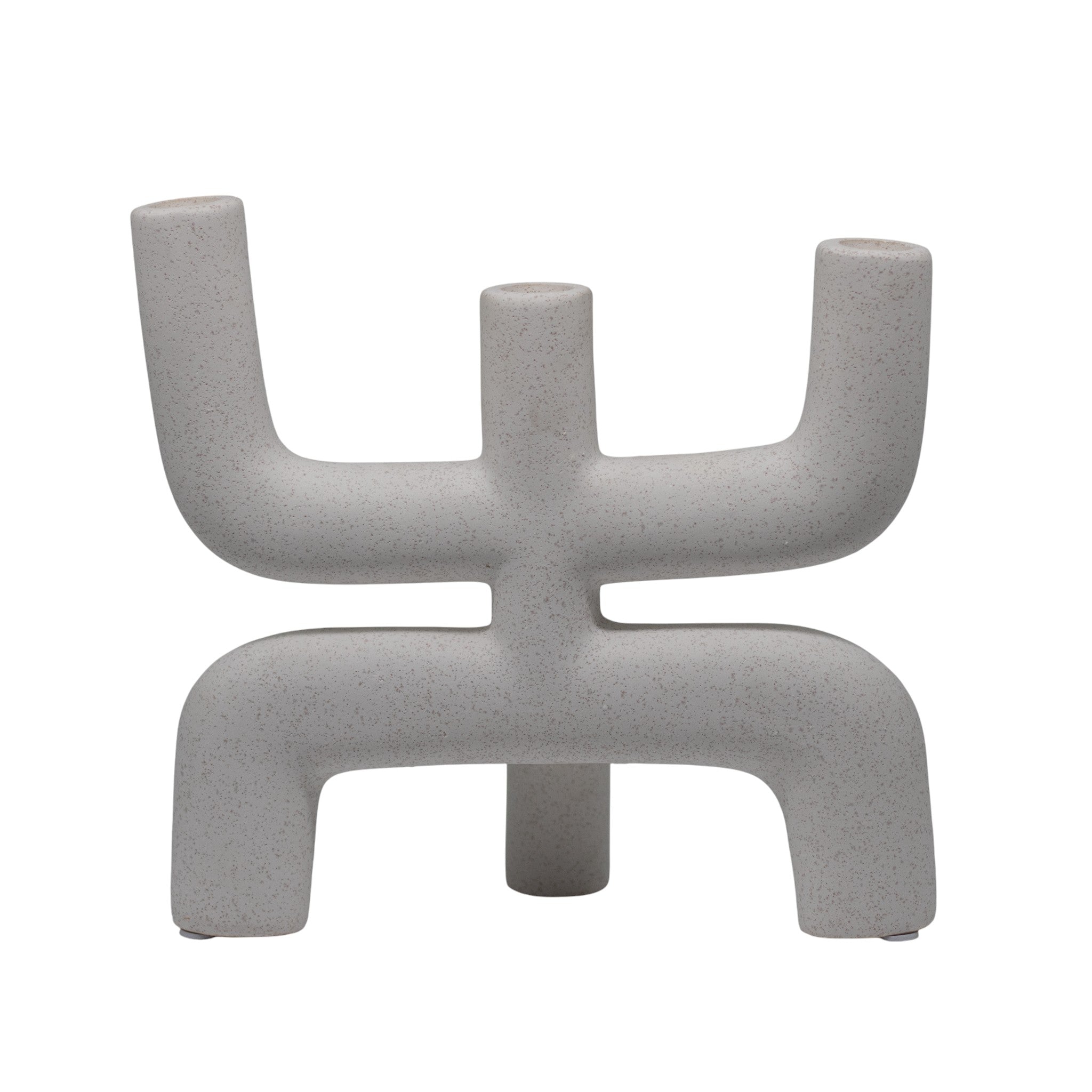 Portavela Caelia Ceramica Blanco