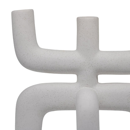 Portavela Caelia Ceramica Blanco