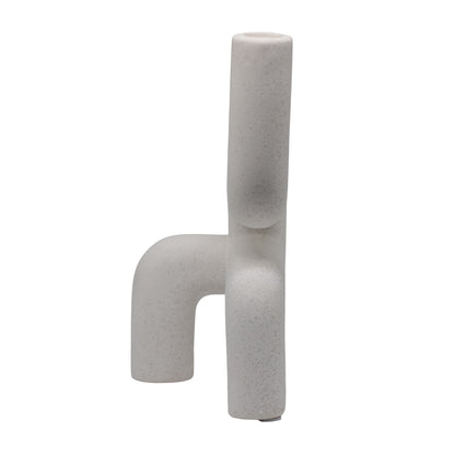 Portavela Caelia Ceramica Blanco