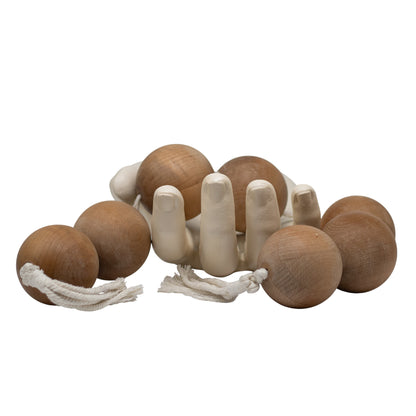 Mano Kazem Blanca 31*21.5*12.3 cm Cerámica