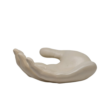 Mano Kazem Blanca 31*21.5*12.3 cm Cerámica