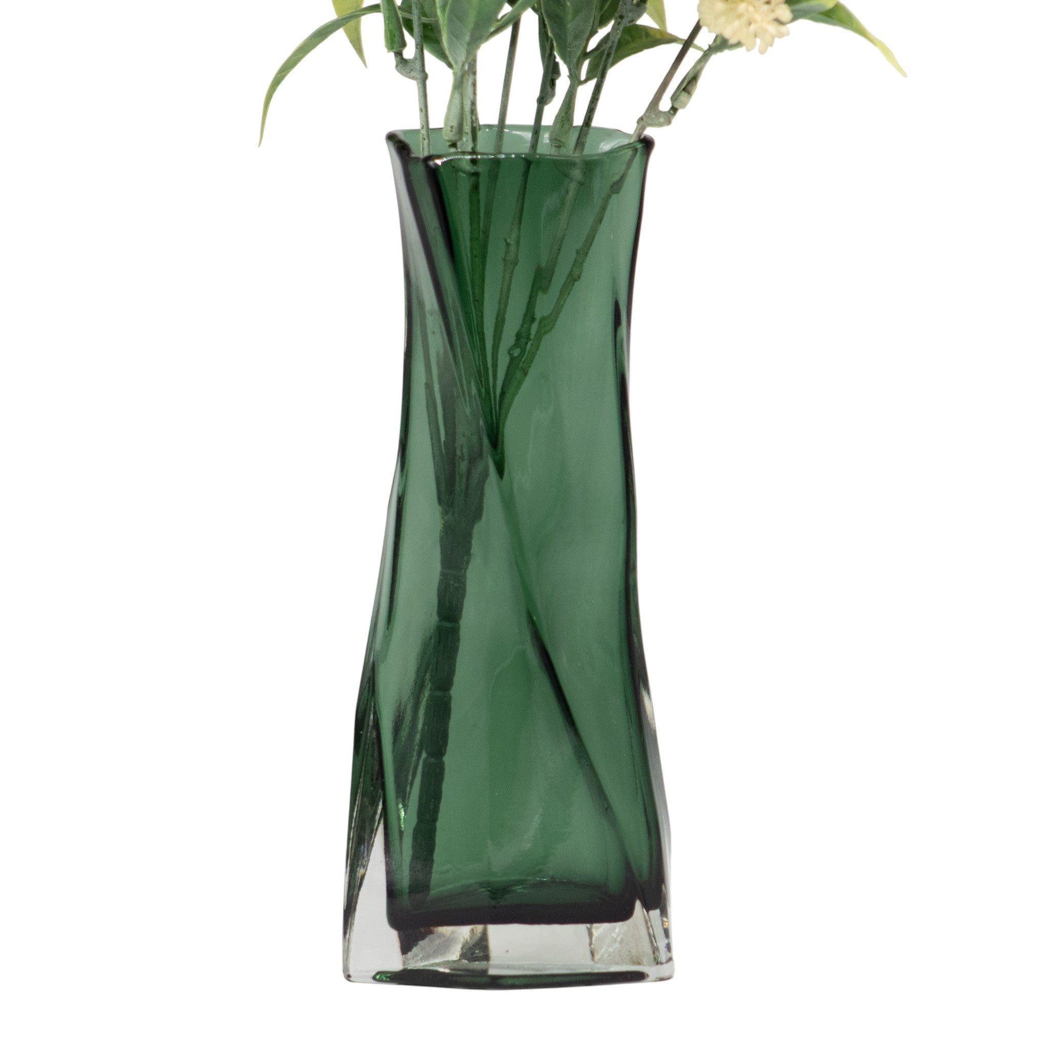 Florero Robin Chico Verde 7Ã—7Ã—19 cm â€“ Vidrio Decorativo