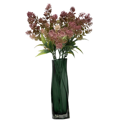 Florero Robin Chico Verde 7Ã—7Ã—19 cm â€“ Vidrio Decorativo