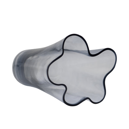 Florero Evi Flor Azul 17Ã—29Ã—18 cm â€“ Vidrio