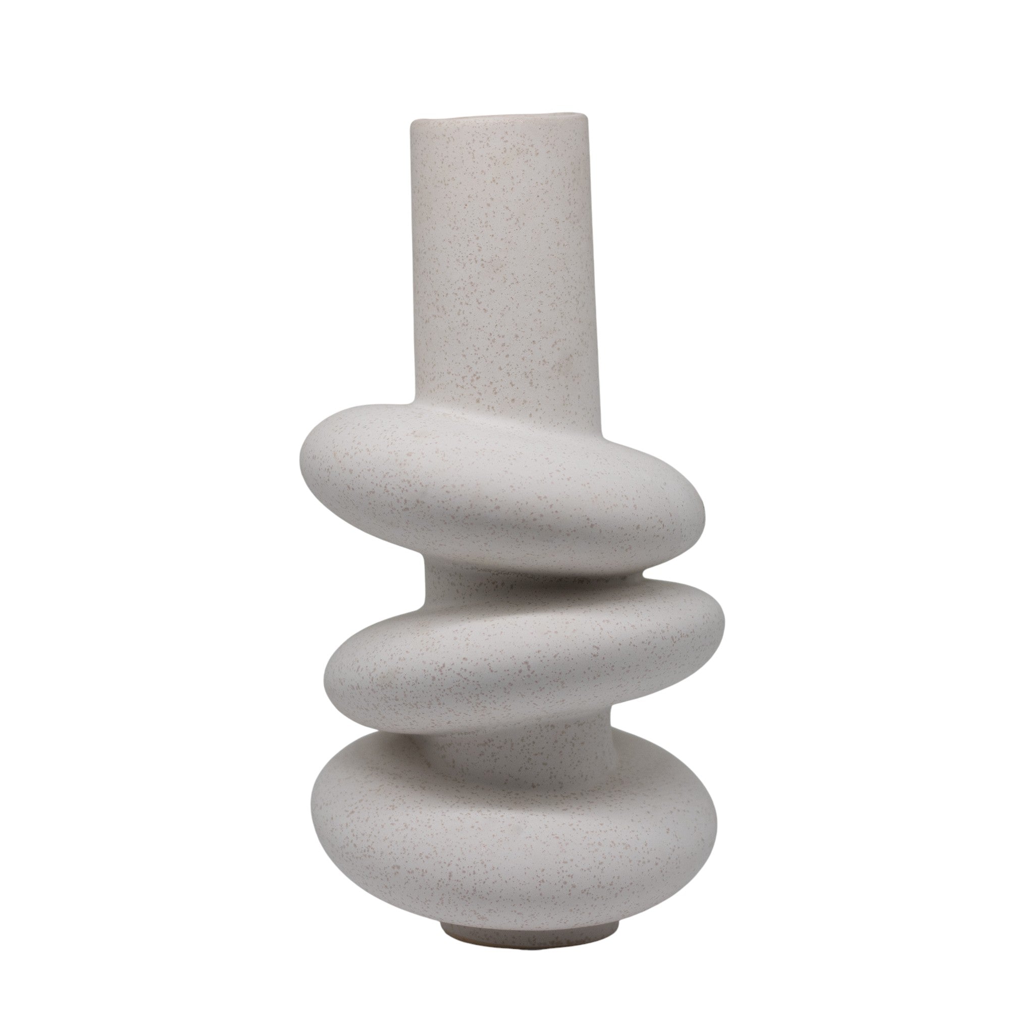 JarrÃ³n Cosima CerÃ¡mica Blanco 15Ã—15Ã—29 cm
