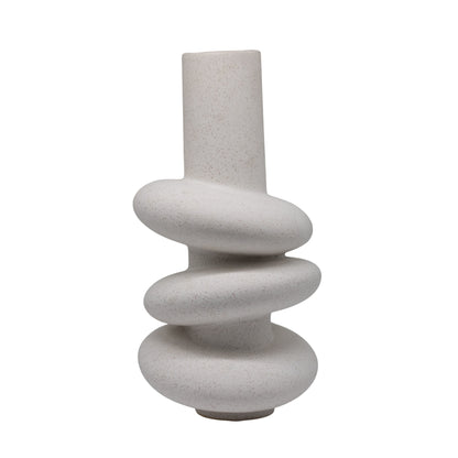 JarrÃ³n Cosima CerÃ¡mica Blanco 15Ã—15Ã—29 cm
