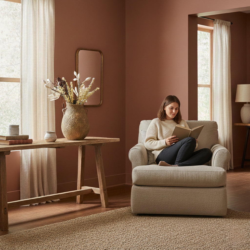 Jarron Faraz Grande Ceramica Marron
