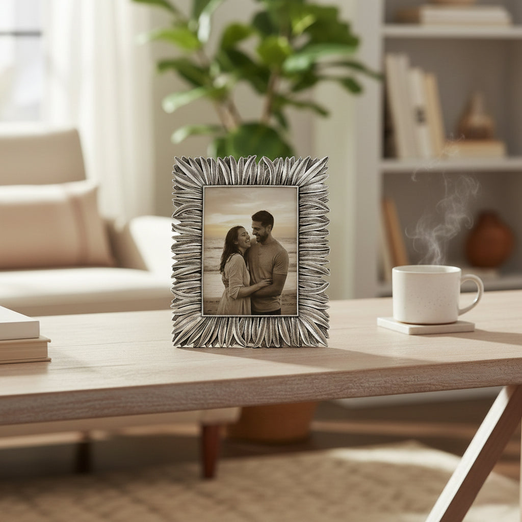 Portarretrato Oliva Plata â€“ 12.5 Ã— 17.5 cm