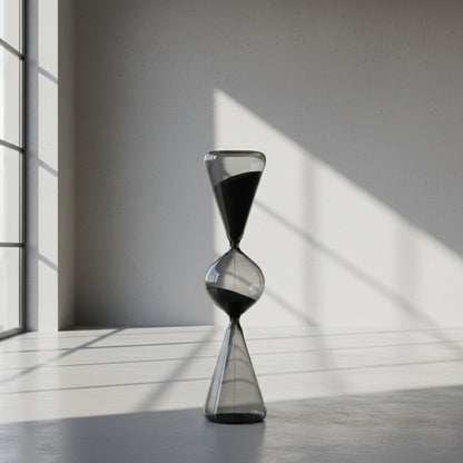 Reloj de Arena Alborz Negro â€“ 3 Niveles Â· 30 Minutos