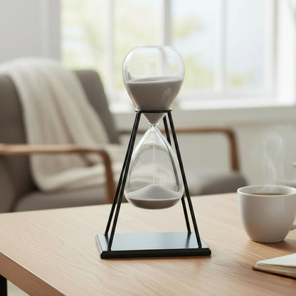 Reloj de Arena Armeen con Base MetÃ¡lica â€“ 30 Minutos