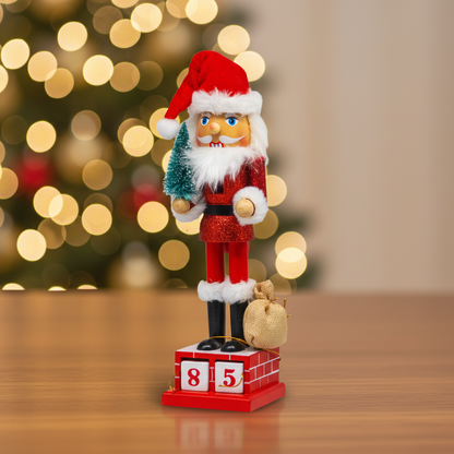 Cascanueces Santa Claus Rojo â€“ 30 cm