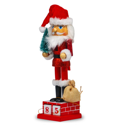 Cascanueces Santa Claus Rojo â€“ 30 cm