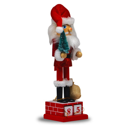 Cascanueces Santa Claus Rojo â€“ 30 cm
